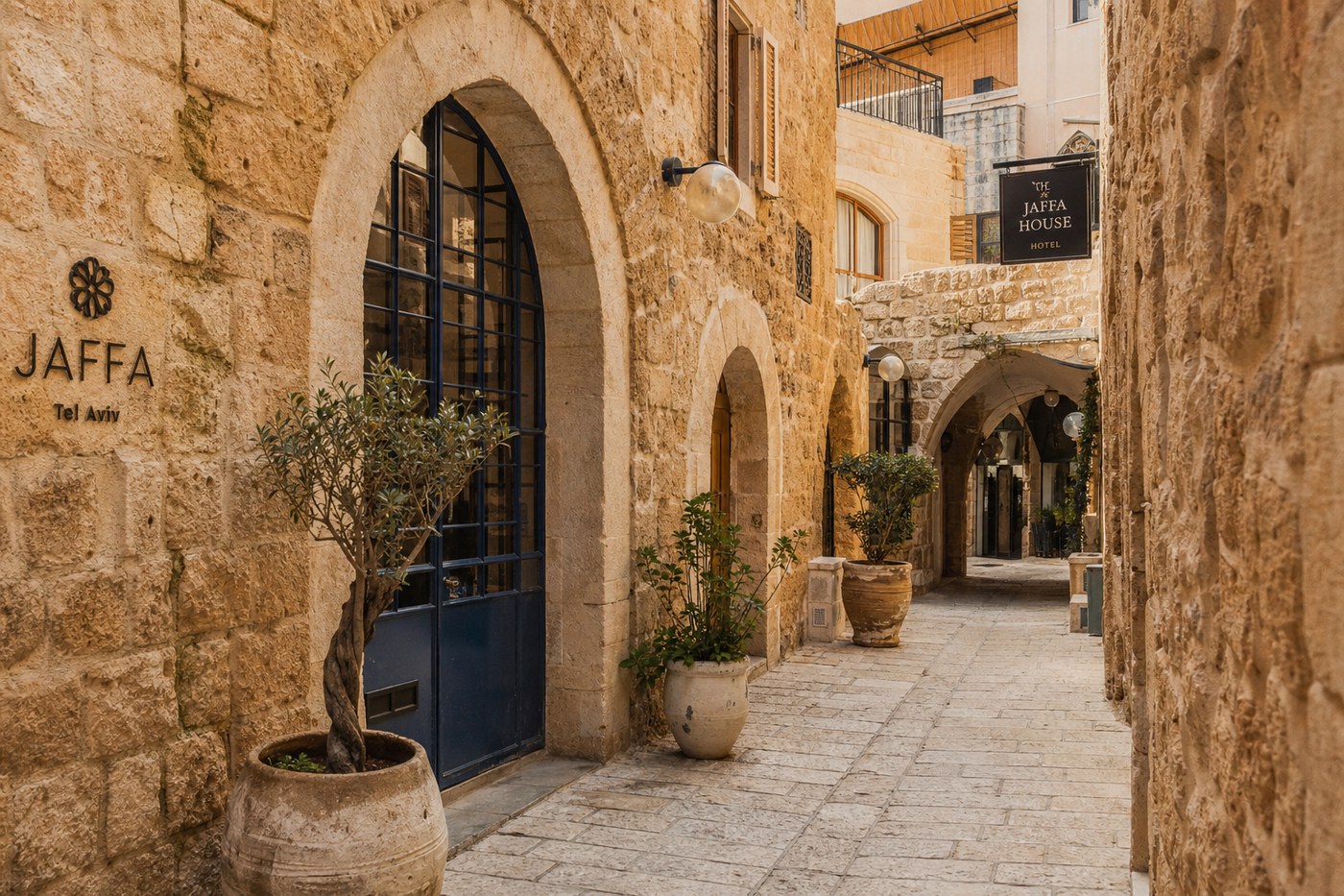 Historic stone alley